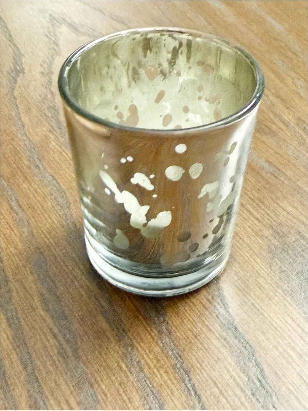 Pottery barn mecury glass votive candle set